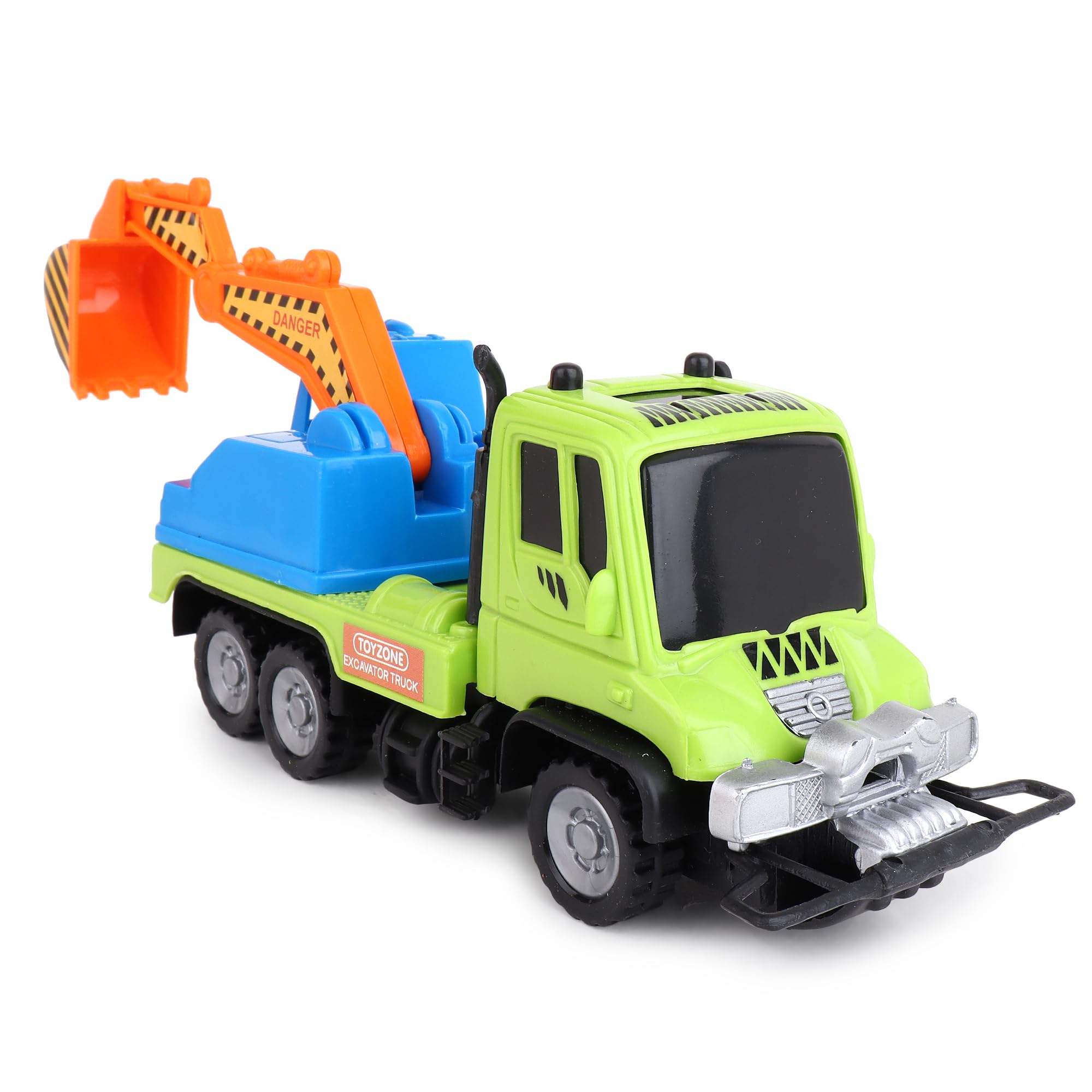 TOY ZONE Super King Mac 1 (Set of 2) | Excavator & Cement Mixer